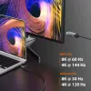 j5create JCC157-N USB-C - HDMI 2.1 8K -kaapeli 1,79 m