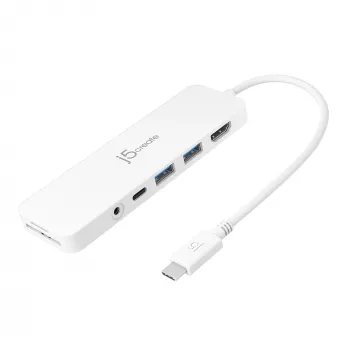 USB-C-monisovitin j5create JCD373-N 60W Power Delivery 4K