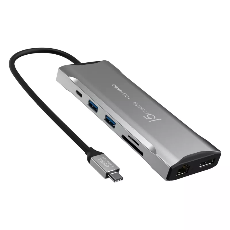 j5create JCD397-N 4K60 Elite USB-C -moninäyttöminitelakka johdollinen USB 3.2 Gen 1