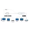 j5create JDA214 VGA - HDMI -video-audio-sovitin valkoinen 0,176 m
