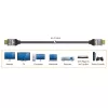j5create JDC53 Ultra High Speed 8K UHD HDMI™ -kaapeli, musta ja harmaa, 2 m