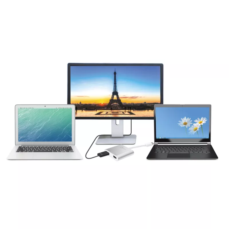 j5create JUA365 USB™ 3.0 - kaksois-HDMI-moninäyttösovitin, hopea