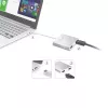 j5create JUA365 USB™ 3.0 - kaksois-HDMI-moninäyttösovitin, hopea