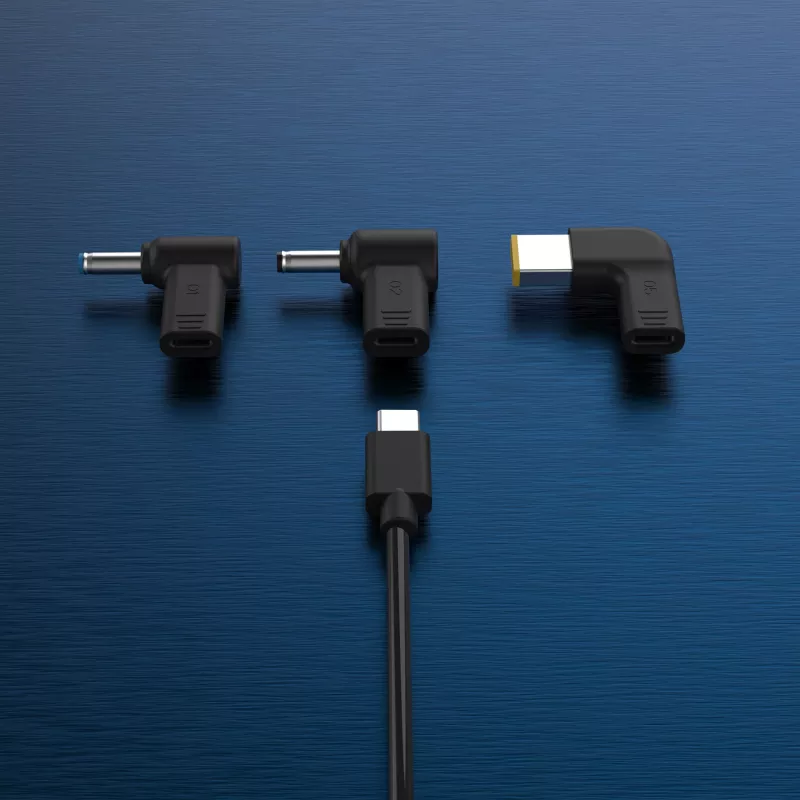 j5create JUP1565DCE3A-EN 67W GaN PD USB-C® -minilaturi 3 eri DC-pistokkeella - EU