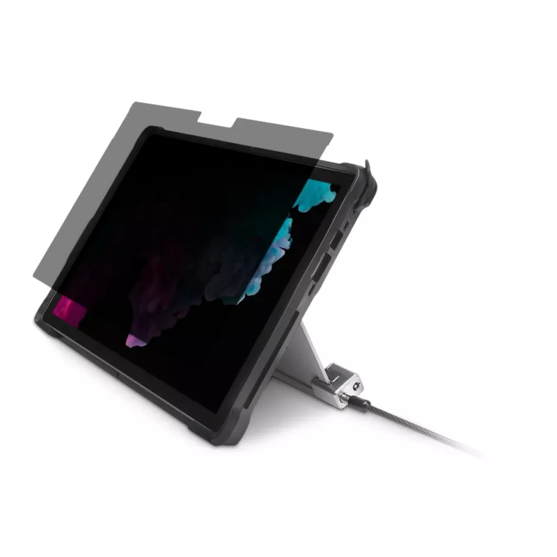 Kensington avainkaapelilukko Surface Pro- ja Surface Go -laitteille, 1,8 m, Kensington, avain, hiiliteräs, musta, hopea