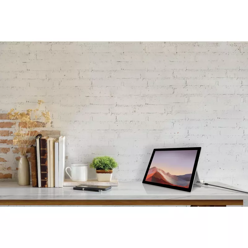 Kensington avainkaapelilukko Surface Pro- ja Surface Go -laitteille, 1,8 m, Kensington, avain, hiiliteräs, musta, hopea