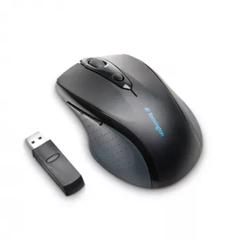 Kensington Pro Fit Wireless Full-Size -hiiri, molempikätinen, optinen, RF Wireless, 1600 DPI, musta