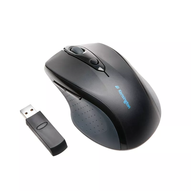 Kensington Pro Fit Wireless Full-Size -hiiri, molempikätinen, optinen, RF Wireless, 1600 DPI, musta