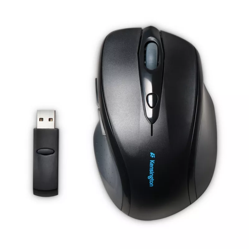 Kensington Pro Fit Wireless Full-Size -hiiri, molempikätinen, optinen, RF Wireless, 1600 DPI, musta