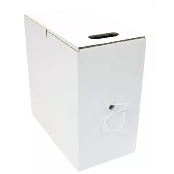 Ethernet-kaapeli MicroConnect U/UTP CAT6 305 m valkoinen, verkkokaapeli massiivijohtimella