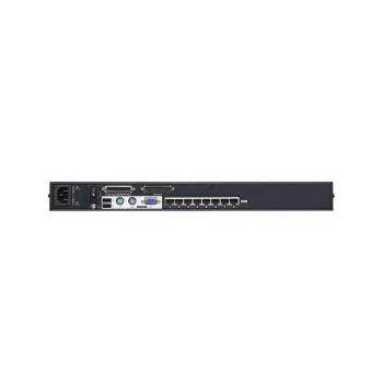 ATEN 8-porttinen Cat 5e/6 KVM-kytkin, 1920 x 1200 pikseliä, Ethernet LAN, WUXGA, 5,1 W, musta
