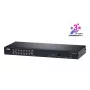 ATEN 16-porttinen CAT5e/6 KVM over IP -kytkin, 1920 x 1200 pikseliä, Ethernet LAN, WUXGA, 8,9 W, musta