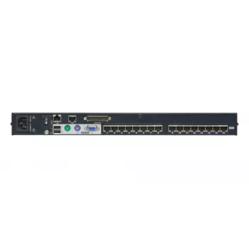 ATEN 16-porttinen CAT5e/6 KVM over IP -kytkin, 1920 x 1200 pikseliä, Ethernet LAN, WUXGA, 8,9 W, musta
