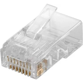 Microconnect KON503-10 johdinliitin RJ45 läpinäkyvä