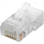 Microconnect KON503-10 johdinliitin RJ45 läpinäkyvä
