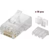 Microconnect KON503-50 liitin RJ45 läpinäkyvä