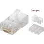 Microconnect KON503-50 liitin RJ45 läpinäkyvä