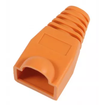 MicroConnect KON503O RJ45-vedonpoistoholkki, oranssi, 50 kpl