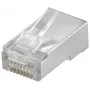 Microconnect KON504-10 johdinliitin RJ45 läpikuultava