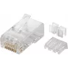 Microconnect KON505-10 liitin RJ45 läpikuultava