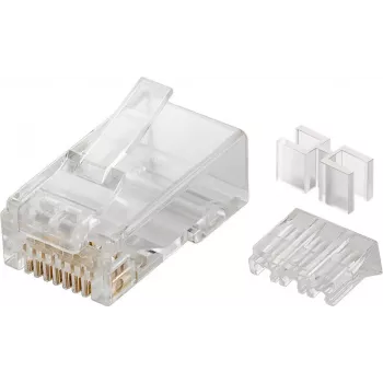 Microconnect KON505-10 liitin RJ45 läpikuultava