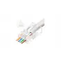 Microconnect KON505-50EZ liitin RJ-45 läpinäkyvä