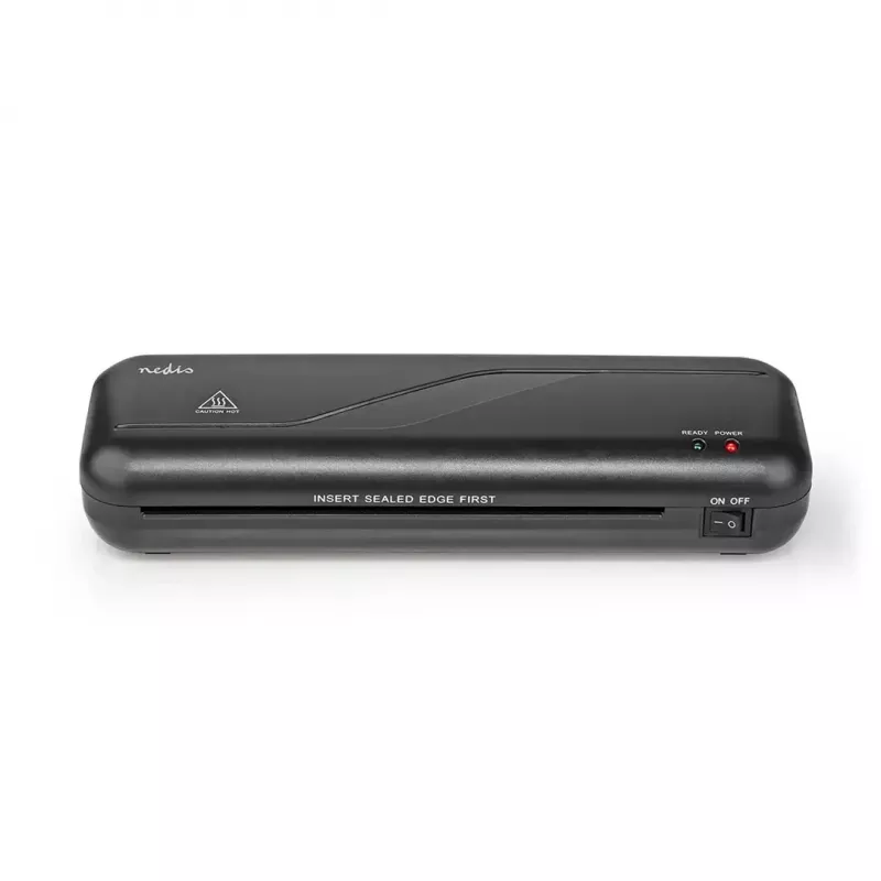 Laminaattori Nedis LAMI112BK4 kuumalaminaattori, 230 mm/min, musta