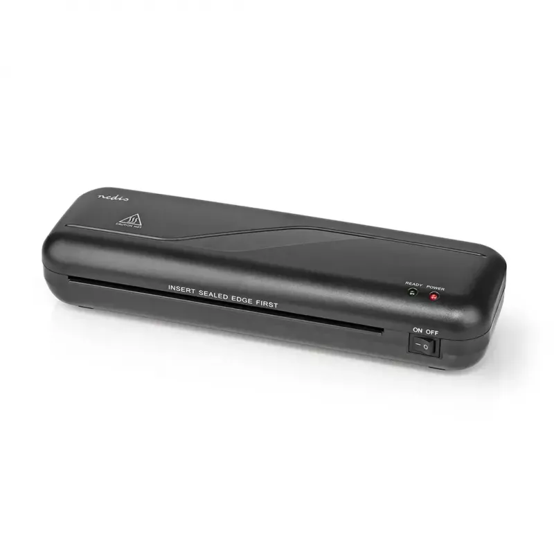 Laminaattori Nedis LAMI112BK4 kuumalaminaattori, 230 mm/min, musta