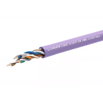 Verkkokaapeli Lanview LVN122152 RJ45 Cat5e 305 m violetti