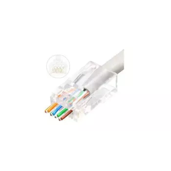 Lanview LVN125305 RJ45-kaapeliliitin, läpinäkyvä