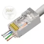 Lanview LVN125310 RJ45-kaapeliliitin, läpinäkyvä