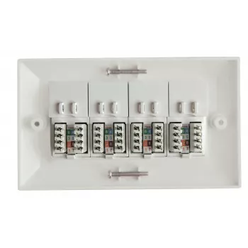 Lanview LVN126188UK-4 upporasian RJ-45 valkoinen