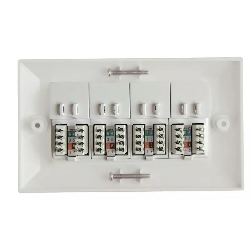 Lanview LVN126188UK-4 upporasian RJ-45 valkoinen