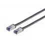 Verkkokaapeli Lanview LVN-CAT6A-FLEX-15M S/FTP Cat6a 15m musta