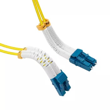 Lanview LVO231408-FLEX InfiniBand/kuitu-kaapeli 3 m LC LC/LC keltainen