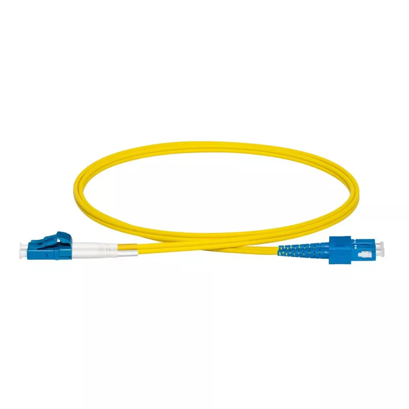 Lanview LVO231493 InfiniBand/kuitu-kaapeli 3 m 2x LC 2x SC keltainen