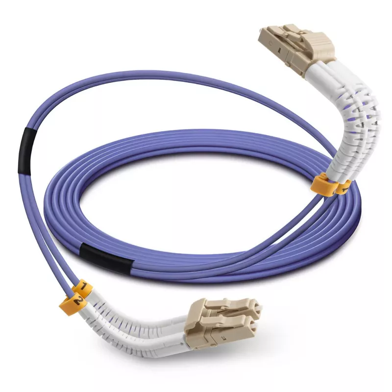 Lanview LVO2318005-FLEX InfiniBand/kuitu-kaapeli 0,5 m LC LC/LC violetti