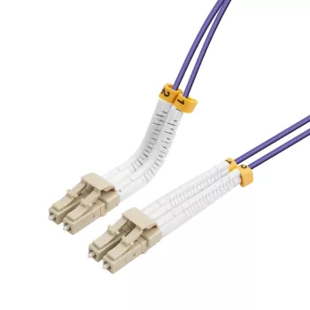 Lanview LVO231810-FLEX InfiniBand/kuitu-kaapeli 1 m LC LC/LC violetti