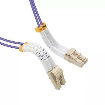 Lanview LVO231810-FLEX InfiniBand/kuitu-kaapeli 1 m LC LC/LC violetti
