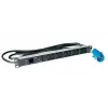 Lanview LVR261877 virranjakoyksikkö (PDU) 10 AC-lähtöä 1U musta