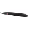 Lanview LVR-3MUK-SW-UK6 virranjakoyksikkö (PDU) 6 AC-lähtöä 1.4U musta
