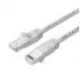 Lanview LV-UTP6A005W Cat6A U/UTP -patch-kaapeli, 0,5 m, valkoinen