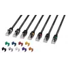Lanview LV-UTP6A02B Cat6A U/UTP -kytkentäkaapeli, 2 m, musta