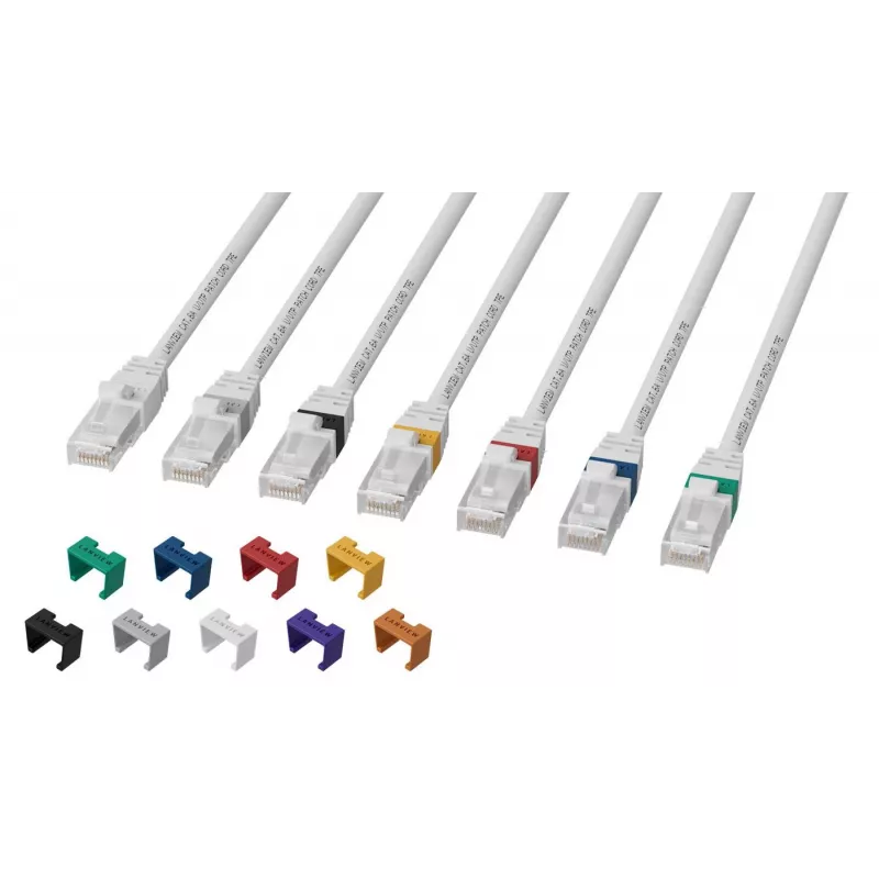 Lanview LV-UTP6A02W Cat6A U/UTP -kytkentäkaapeli, 2 m, valkoinen