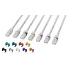 Lanview LV-UTP6A05W Cat6A U/UTP -kytkentäkaapeli, 5 m, valkoinen