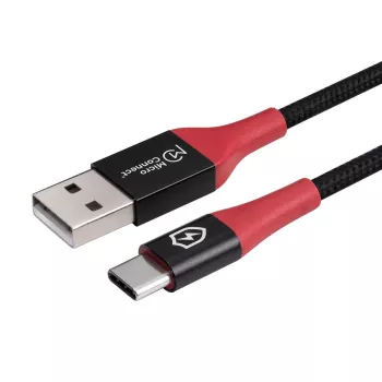 Microconnect MC-AUSBC-SC USB-kaapeli 1,5 m USB A USB C musta