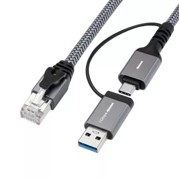 Microconnect CAT6 FTP - USB-A-C-adapterikaapeli, 1 metri