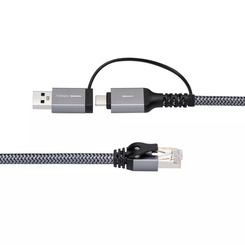 Microconnect CAT6 FTP - USB-A-C-adapterikaapeli, 1 metri
