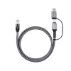 Microconnect CAT6 RJ45 FTP - USB A-C -adapterikaapeli, 10 metriä verkkoadapteri
