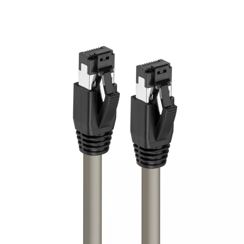 Microconnect MC-SFTP8010 verkkokaapeli harmaa 10 m Cat8.1 S/FTP (S-STP)